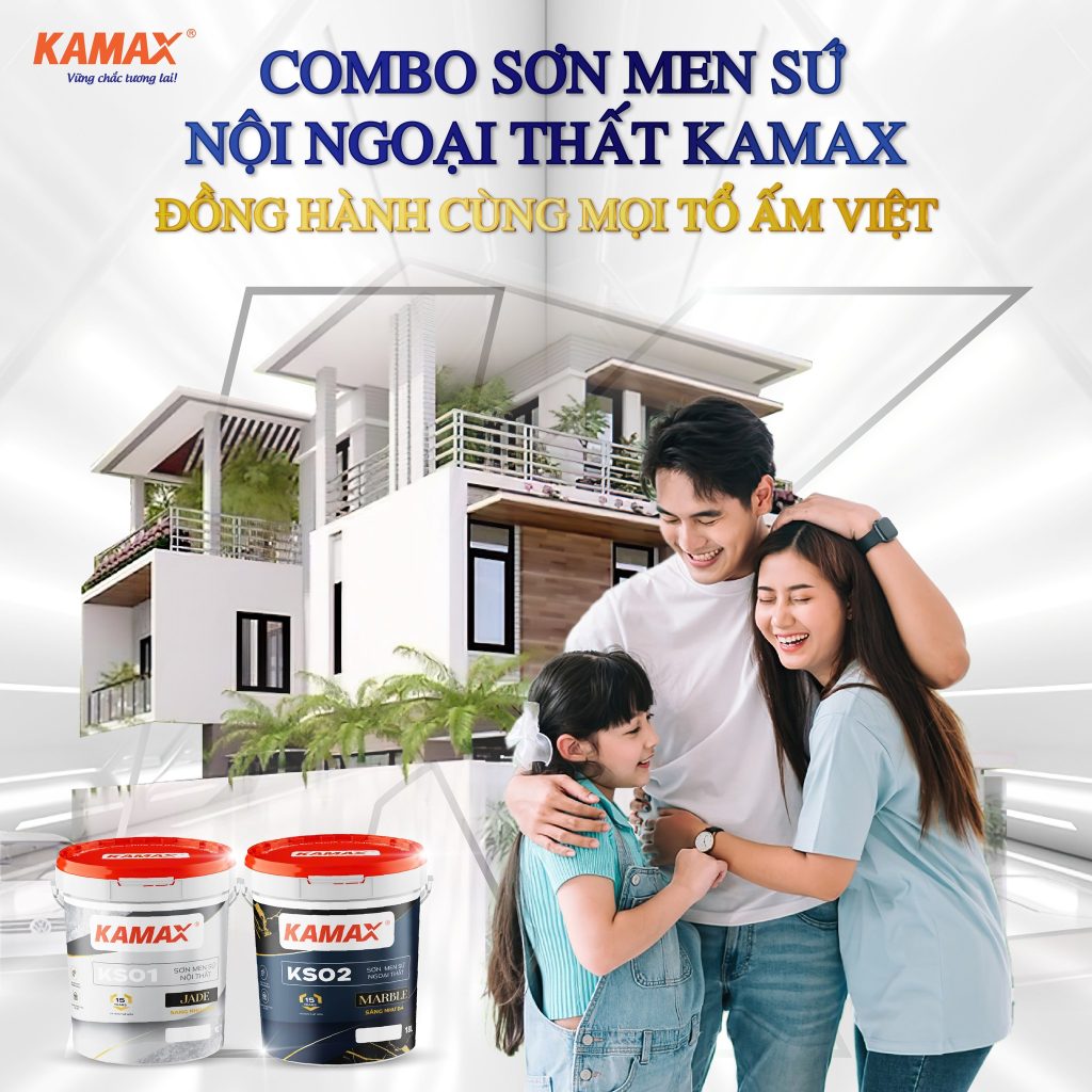 Sơn men sứ Kamax
