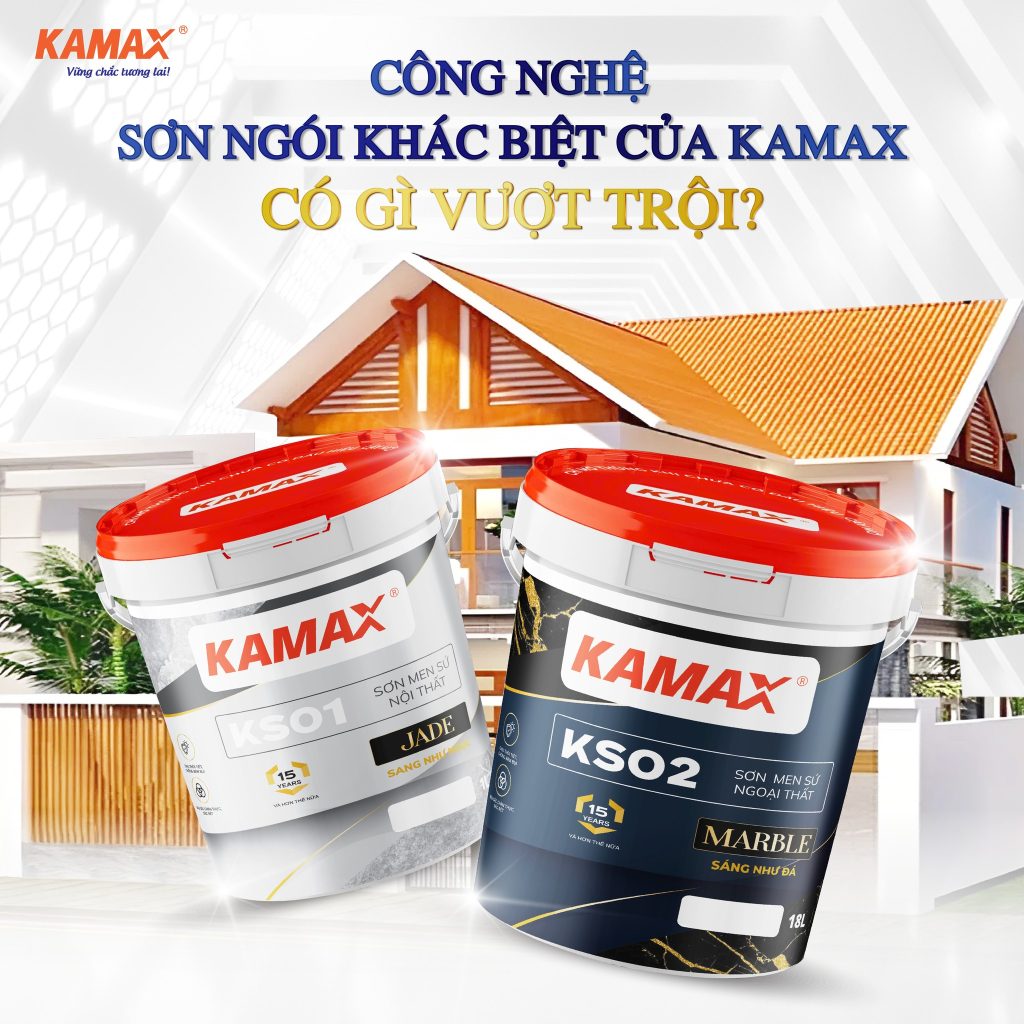Sơn men sứ cao cấp Kamax