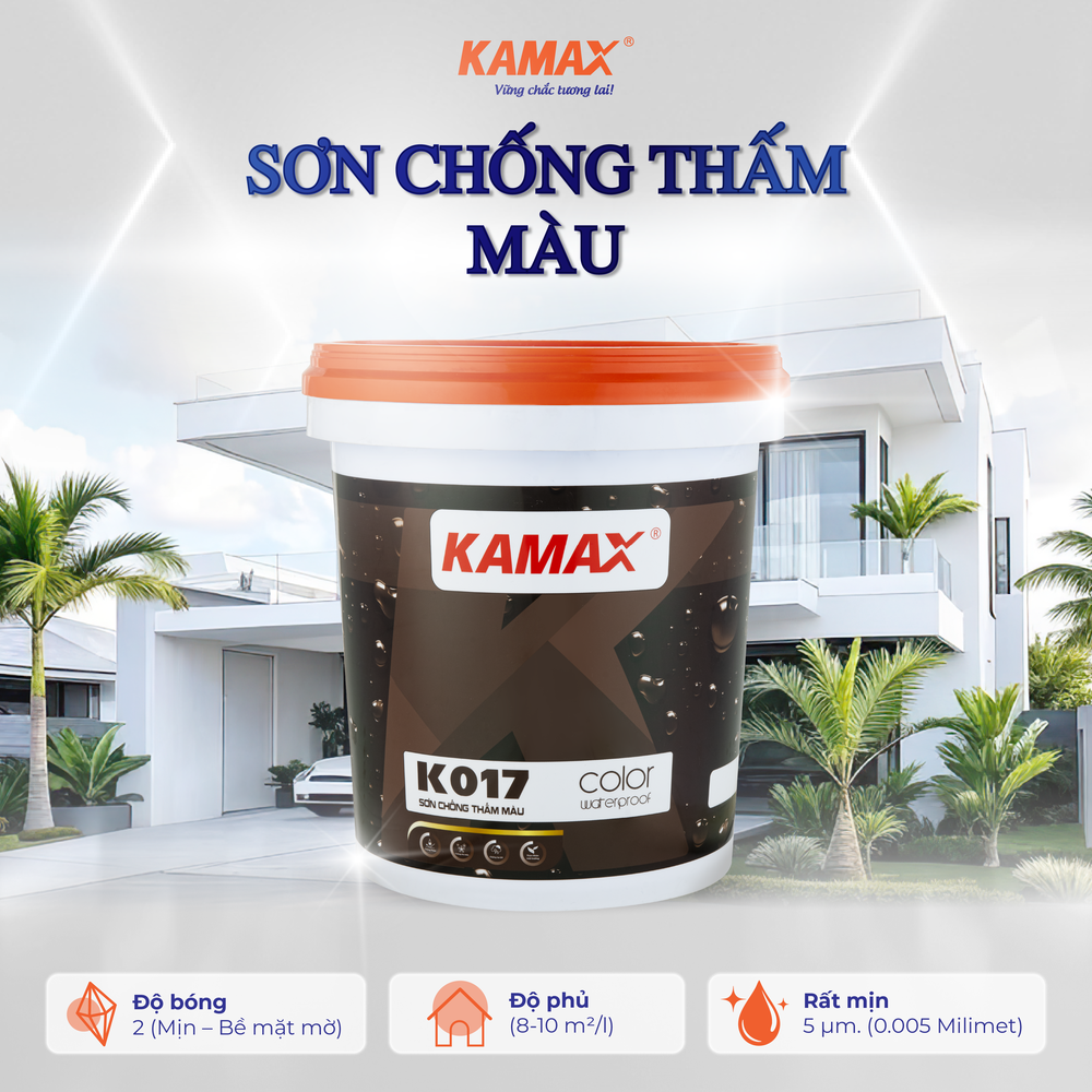 K017 – Sơn chống thấm màu