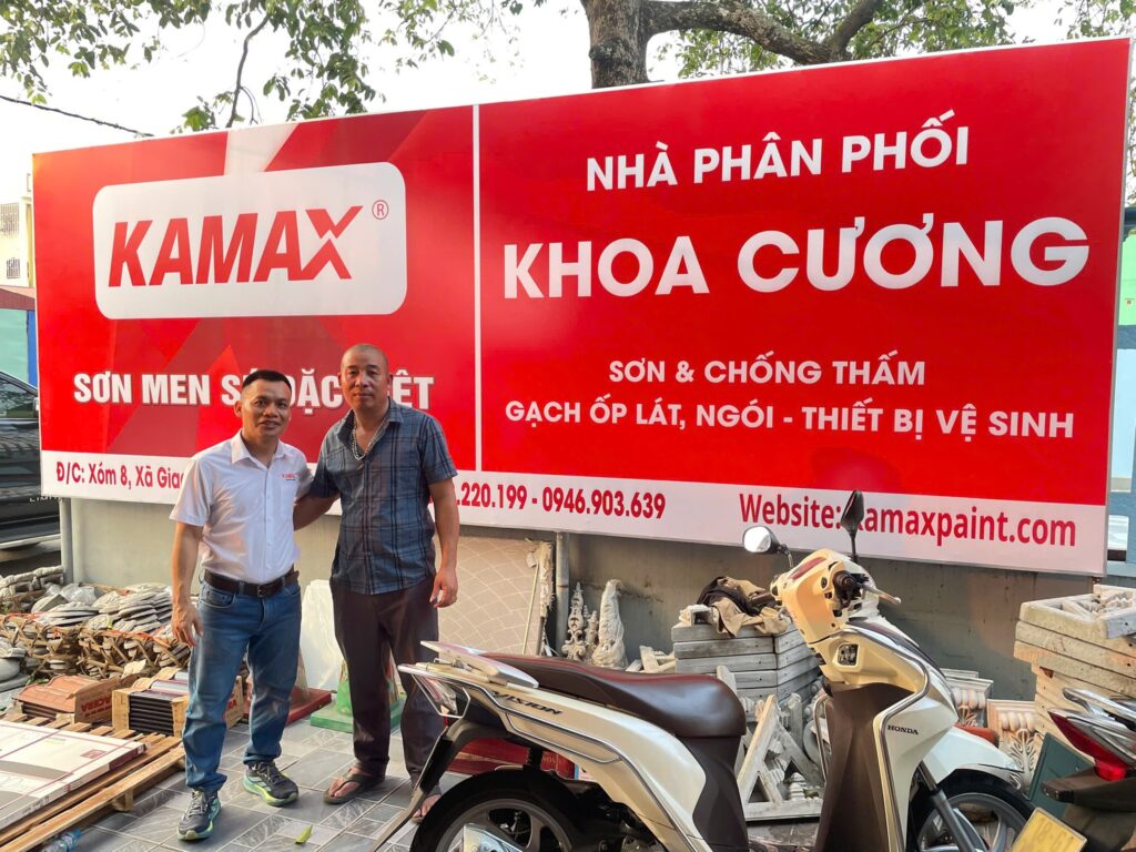 Đại lý sơn Kamax